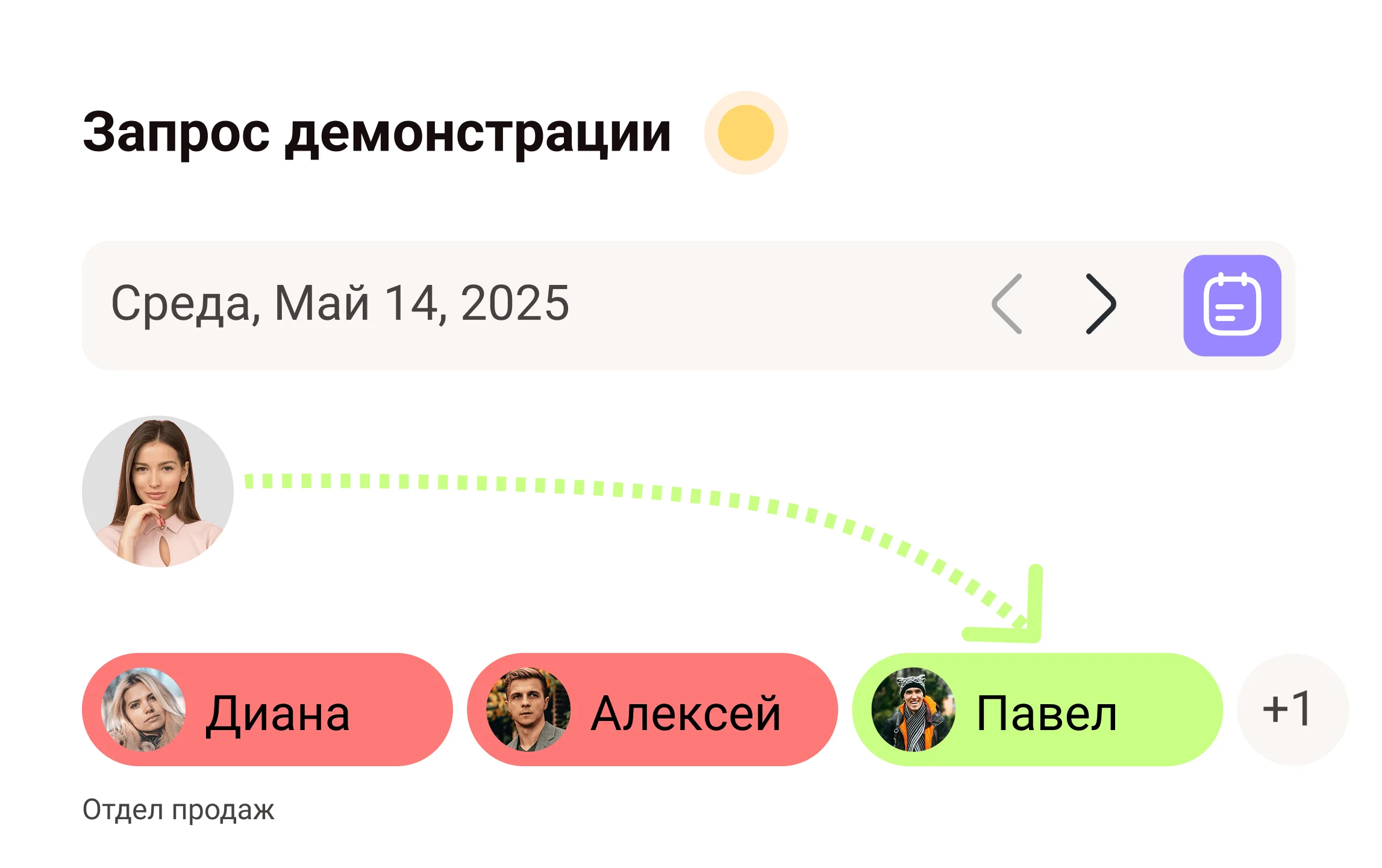 Интерфейс функции раунд робин